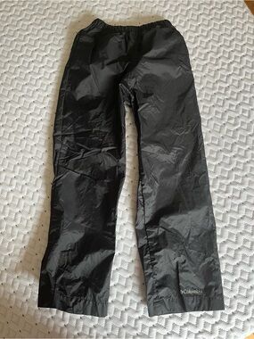 Columbia Black Waterproof Rain Pants - Kids 6